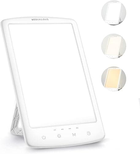 SAD Lamp vs. Red Light Therapy for Winter: Which One Treats What (2026) — featured product: SAD Light Therapy Lamp 10000 Lux
